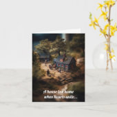 Sie machen unser Haus zu einer Zuhause Karte (Gelbe Blume)