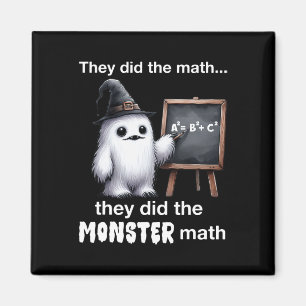 Sie machten das Monster Mathe Yeti Funny Halloween Magnet