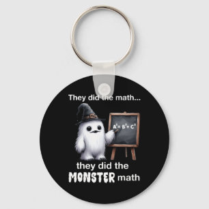 Sie machten die Monster-Mathematik Yeti Lustige Ha Schlüsselanhänger