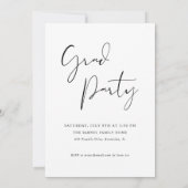 Sie machten es Kindergarten DoppelAbschluss Foto Einladung (Rückseite)