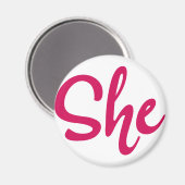 Sie Magnet (Vorderseite/Rückseite)