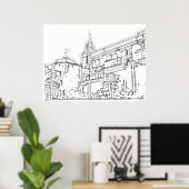 Sie malen u-Farbe Giardelli San Fran Bleistift Poster (Heimbüro)