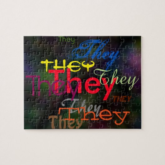 Sie/Maßgeschneiderte Pronomen überall im Puzzle (Horizontal)