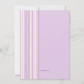 Sie + Me = Drei Schwangerschaftsankündigung Einladung (Rückseite)