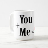 Sie+me=Liebe Kaffeetasse (Vorderseite Links)