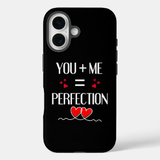Sie + Me = Perfektion - Niedliches Couple Design iPhone 16 Hülle