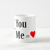 Sie + Me = Tasse der Liebe (Mittel)