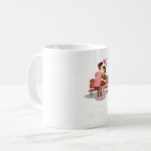Sie + Me= unendliche Liebe Kaffeetasse (Vorderseite Links)