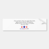 Sie meine Stimme Autoaufkleber (Vorne)