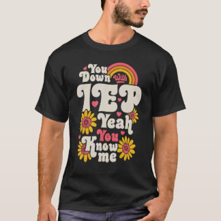 Sie mit IEP SPED Lehrer Special Bildung T-Shirt
