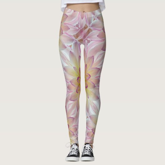 Sie mit Liebe blühen Leggings (Vorderseite)
