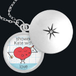 Sie mit Liebe duschen: Bridal Medaillon<br><div class="desc">Dusche deine Freundin mit Liebe auf ihrem Brautparty,  mit diesem Schrank. Originalwerk; c) Sharon Lee Hudson. Alle Rechte vorbehalten.</div>