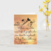 Sie mit meiner Gebetskarte umarmt Karte (Gelbe Blume)