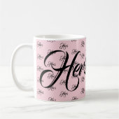 Sie mit Muster Kaffeetasse (Links)