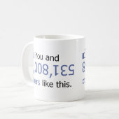 Sie mögen 8008135 Daumen oben Kaffeetasse (Vorderseite Links)