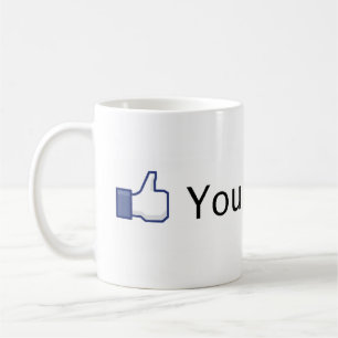 Sie mögen dieses. Facebook mögen Kaffeetasse