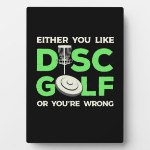 Sie mögen Disk Golf Fotoplatte