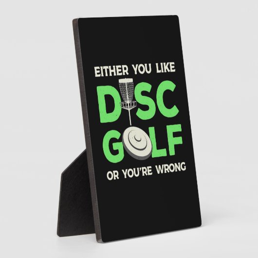 Sie mögen Disk Golf Fotoplatte (Seite)