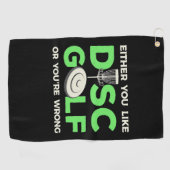 Sie mögen Disk Golf Golfhandtuch (Horizontal)