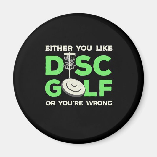 Sie mögen Disk Golf Magnet (Vorne)