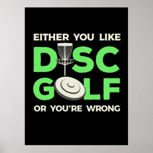 Sie mögen Disk Golf Poster