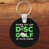 Sie mögen Disk Golf Schlüsselanhänger (Vorderseite)