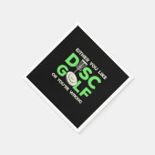 Sie mögen Disk Golf Serviette (Ecke)