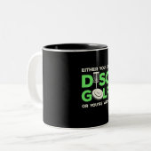Sie mögen Disk Golf Zweifarbige Tasse (Vorderseite Links)