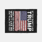 Sie mögen Trump nicht, dann mögen Sie wahrscheinli Fleecedecke (Vorderseite (Horizontal))