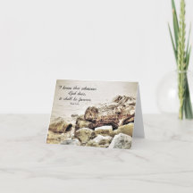 Sie muss für immer sein - Schriftenkarte