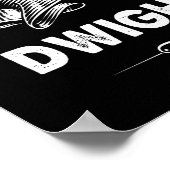 Sie müssen allein sein und Dwight Yoakam Music hör Poster (Ecke)