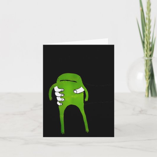 Sie müssen den Frosch lustigen Meme akzeptieren  Karte (Vorderseite)