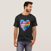 Sie müssen durch meine LGBTQ-Pride Trans gehen T-Shirt (Vorne ganz)