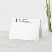 Sie müssen ein Angel Blume Zitat Gruß sein Karte (Rückseite)