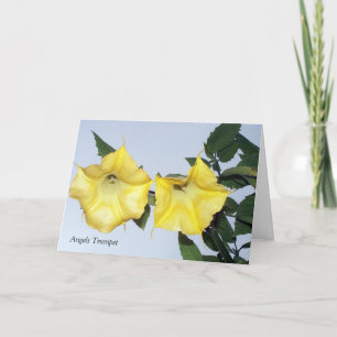 Sie müssen ein Angel Blume Zitat Gruß sein Karte