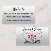 Sie müssen eins sein begleitkarte (Vorne/Hinten)