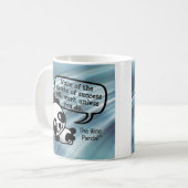 Sie müssen für Erfolg schwer arbeiten Kaffeetasse (Vorderseite Links)