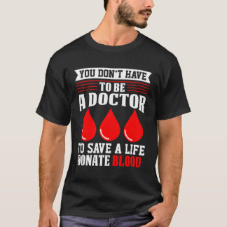 Sie müssen kein Arzt sein, ein rotes Kreuz T-Shirt