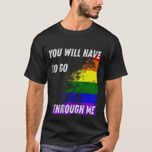 Sie müssen mich durch lustige LGBTQ Trans P T-Shirt