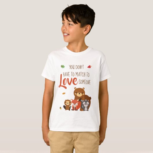 Sie müssen nicht an Liebe jemand anpassen - T-Shirt (Vorne ganz)