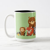 Sie müssen nicht an Liebe jemand anpassen - Zweifarbige Tasse (Links)