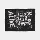 Sie müssen nicht Die werden, um zu beweisen, dass  Fleecedecke (Vorderseite (Horizontal))