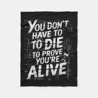 Sie müssen nicht Die werden, um zu beweisen, dass  Fleecedecke