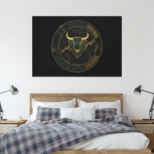 Sie müssen nicht jede Bewegung erwischen Bull Trad Leinwanddruck