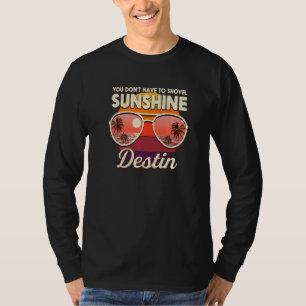 Sie müssen nicht Sonnenschirme in Strandflo schick T-Shirt