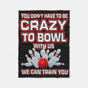 Sie müssen nicht verrückt sein, mit unserem Bowlin Fleecedecke