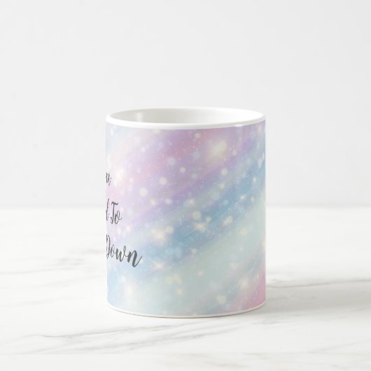 Sie müssen Pastellschein unten beruhigen Kaffeetasse (Mittel)