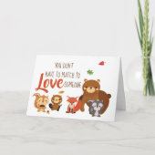 Sie müssen sich nicht mit der Liebe jemandem messe Einladung (Vorderseite)