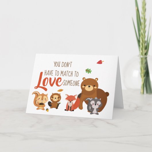 Sie müssen sich nicht mit der Liebe jemandem messe Einladung (Vorderseite)