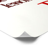 Sie müssen sich verletzen, um den Fall zu erfahren Poster (Ecke)